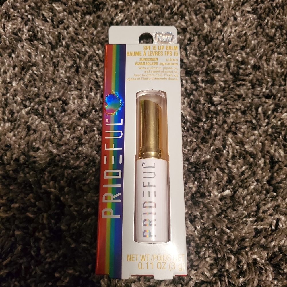 *Free Prideful SPF Lip Balm in Citrus